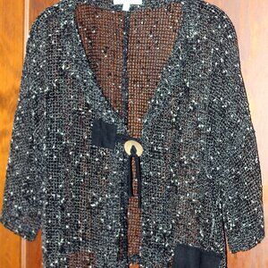Lacey knitted jacket Size L/XL .. New without tags ..  never worn